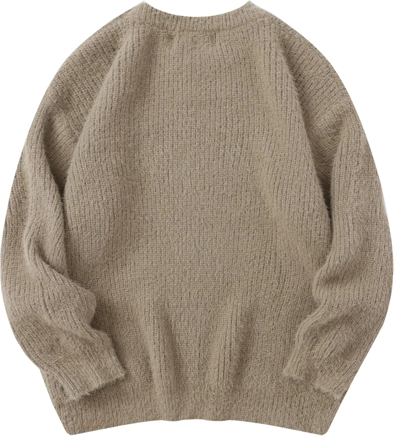 Aelfric Eden Oversized Sweaters Mohair Furry Sweater Crewneck Knit Casual Soft Pullover 2024 Trendy Outfits