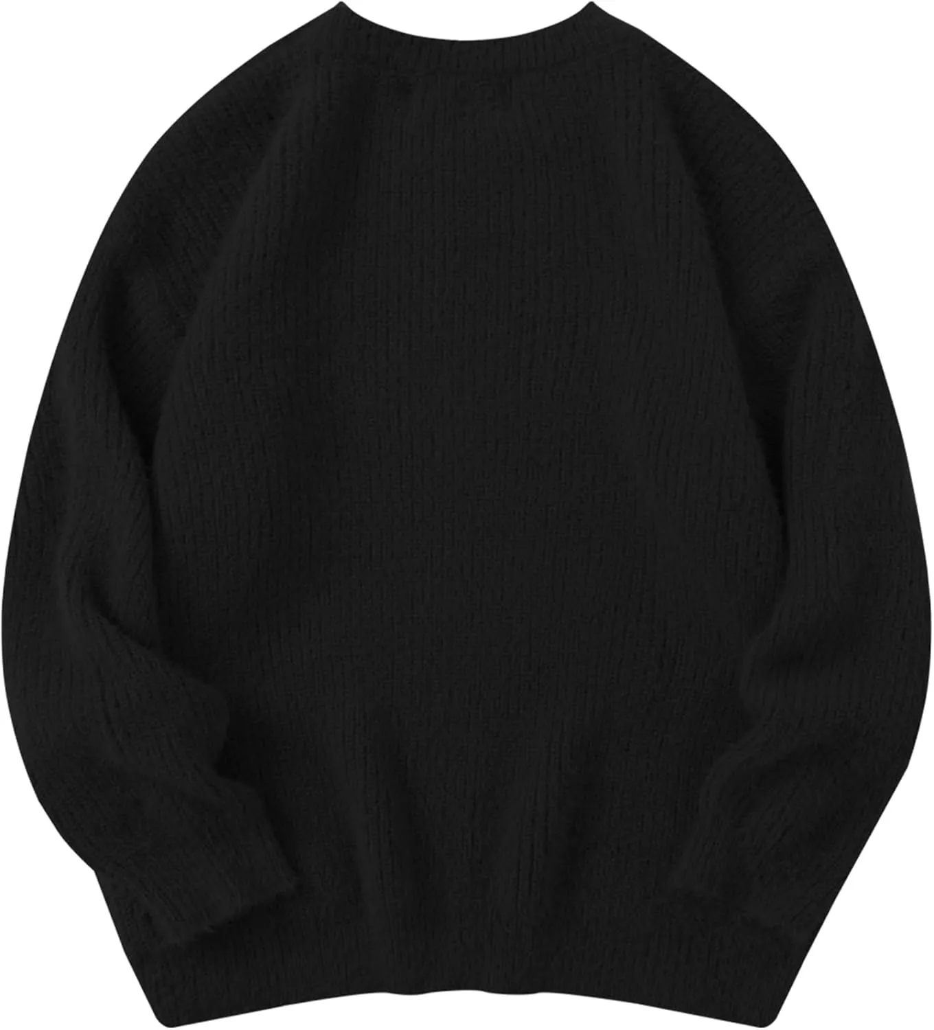 Aelfric Eden Oversized Sweaters Mohair Furry Sweater Crewneck Knit Casual Soft Pullover 2024 Trendy Outfits