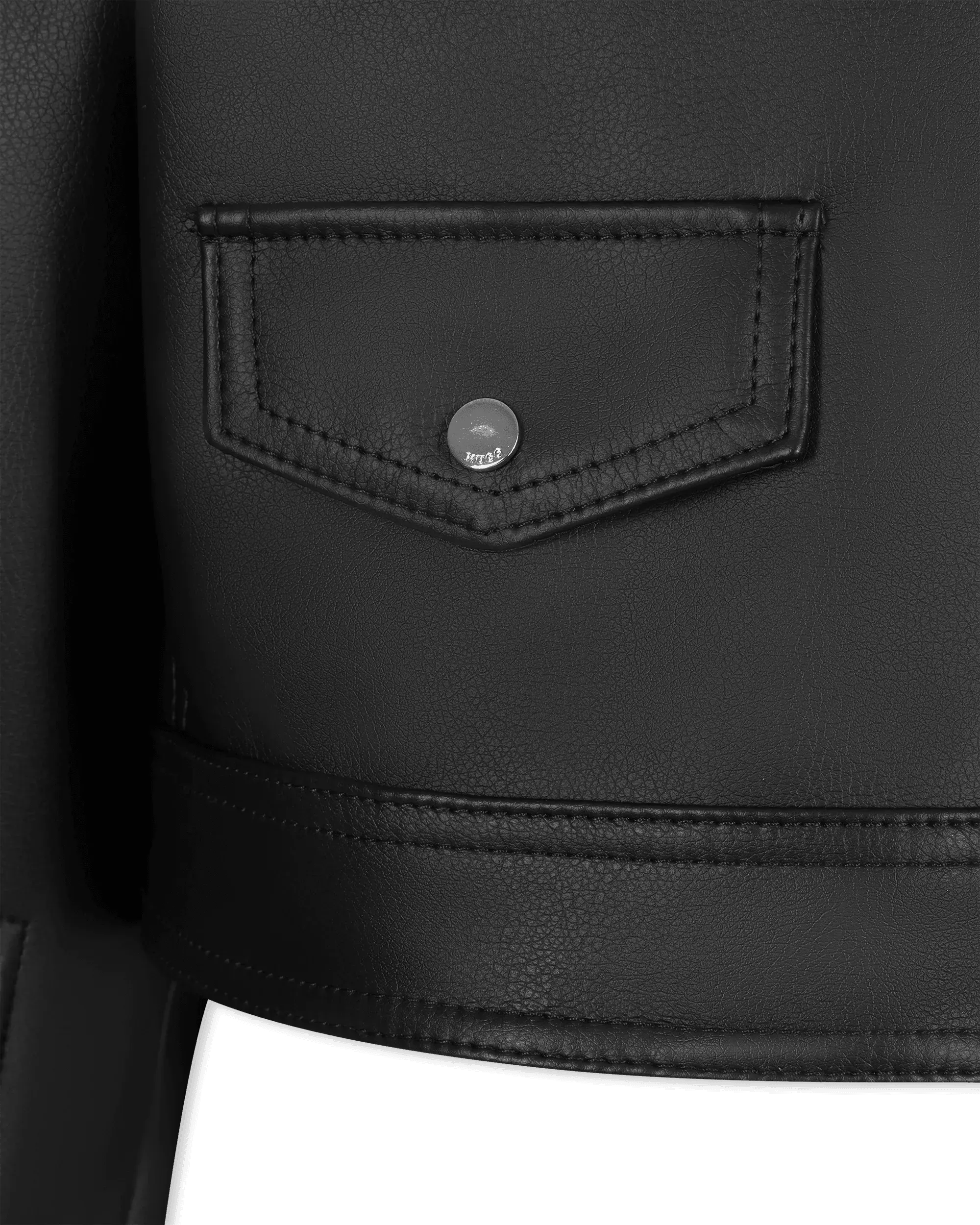 Arida Faux Leather Biker Jacket
