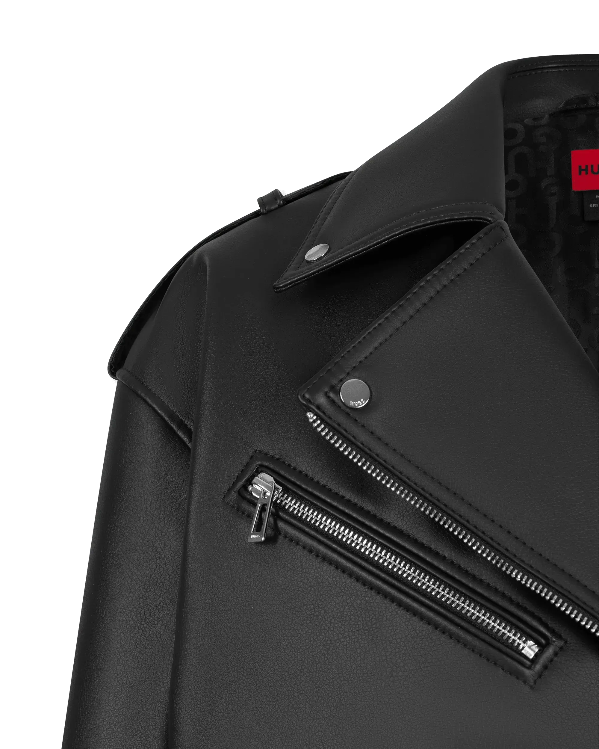 Arida Faux Leather Biker Jacket