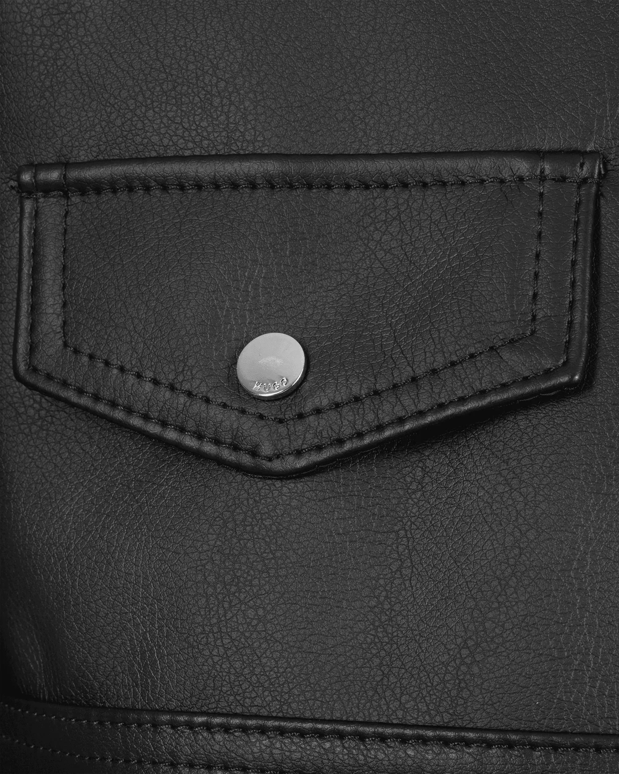Arida Faux Leather Biker Jacket