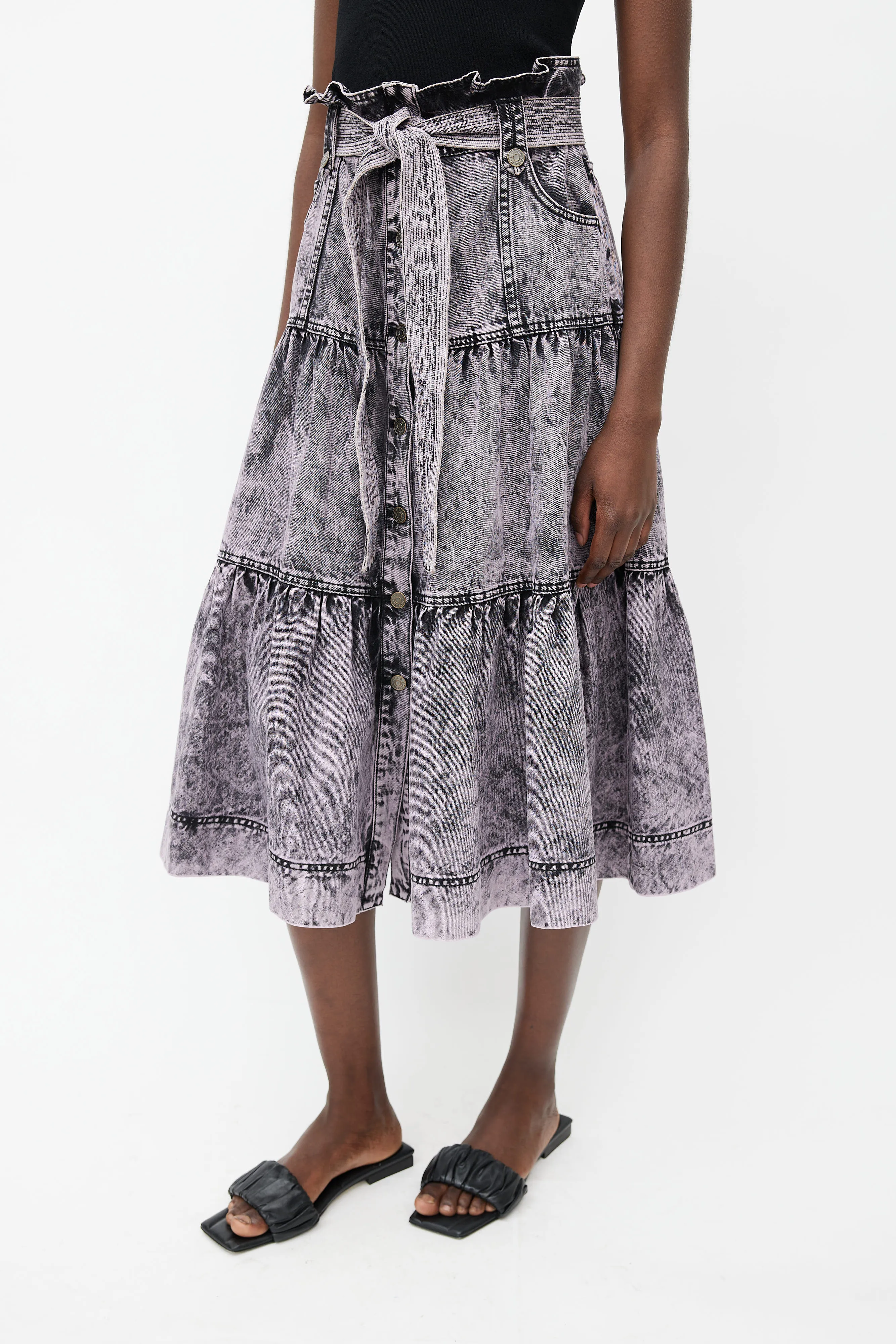 Belted Skirt