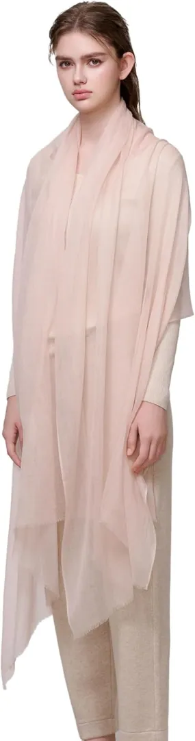Cashmere Wrap for Women, 90"x39" Oversized Thin&Lightweight Shawl, Travel Scarf for Year Round, Mother's Day Gift.
