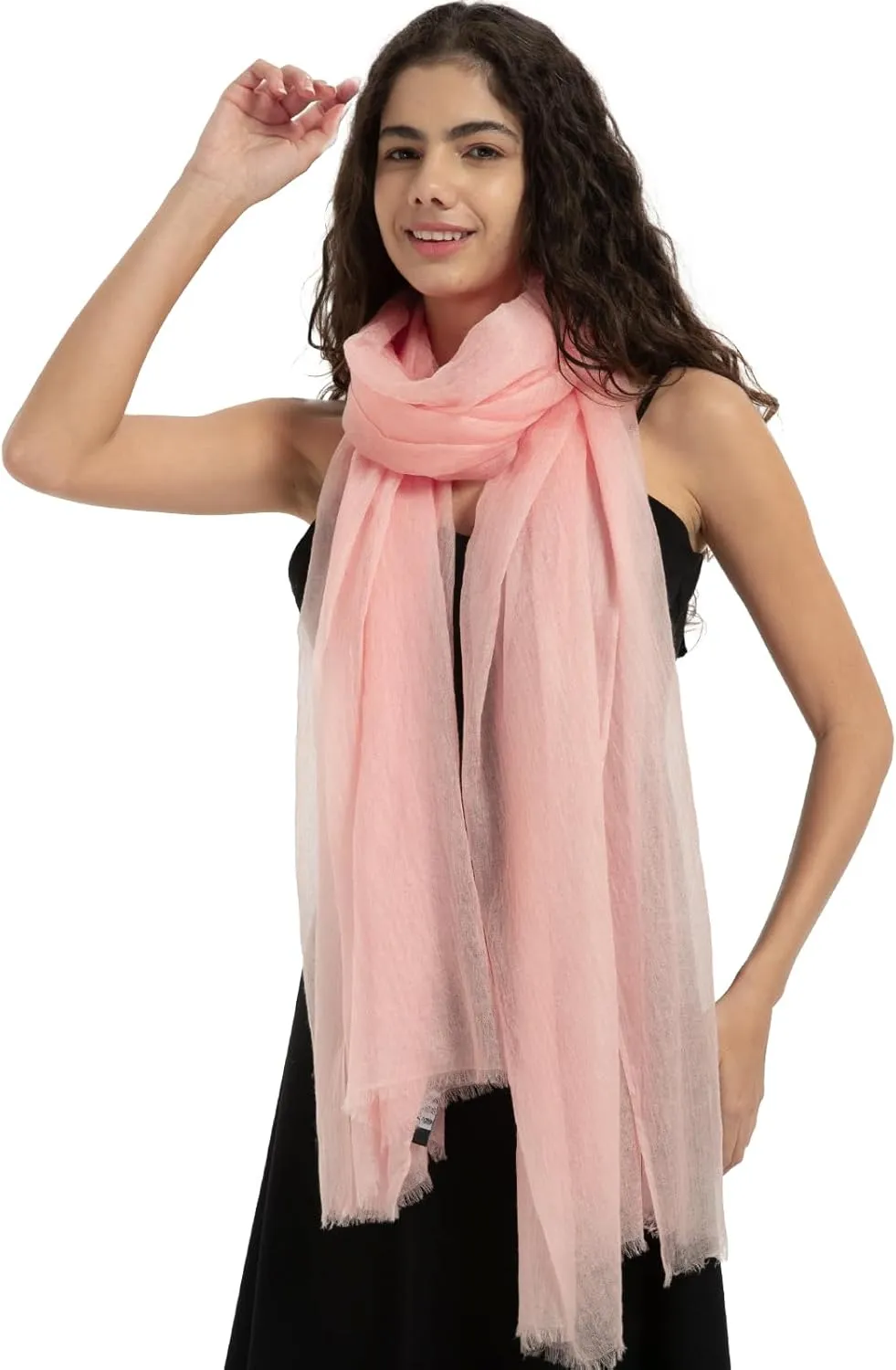 Cashmere Wrap for Women, 90"x39" Oversized Thin&Lightweight Shawl, Travel Scarf for Year Round, Mother's Day Gift.