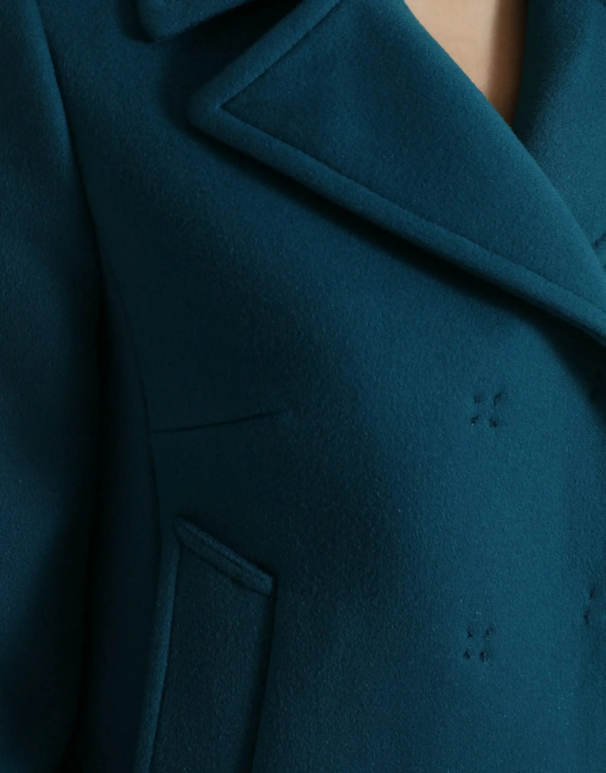 Dolce & Gabbana Wool Cashmere Short Coat