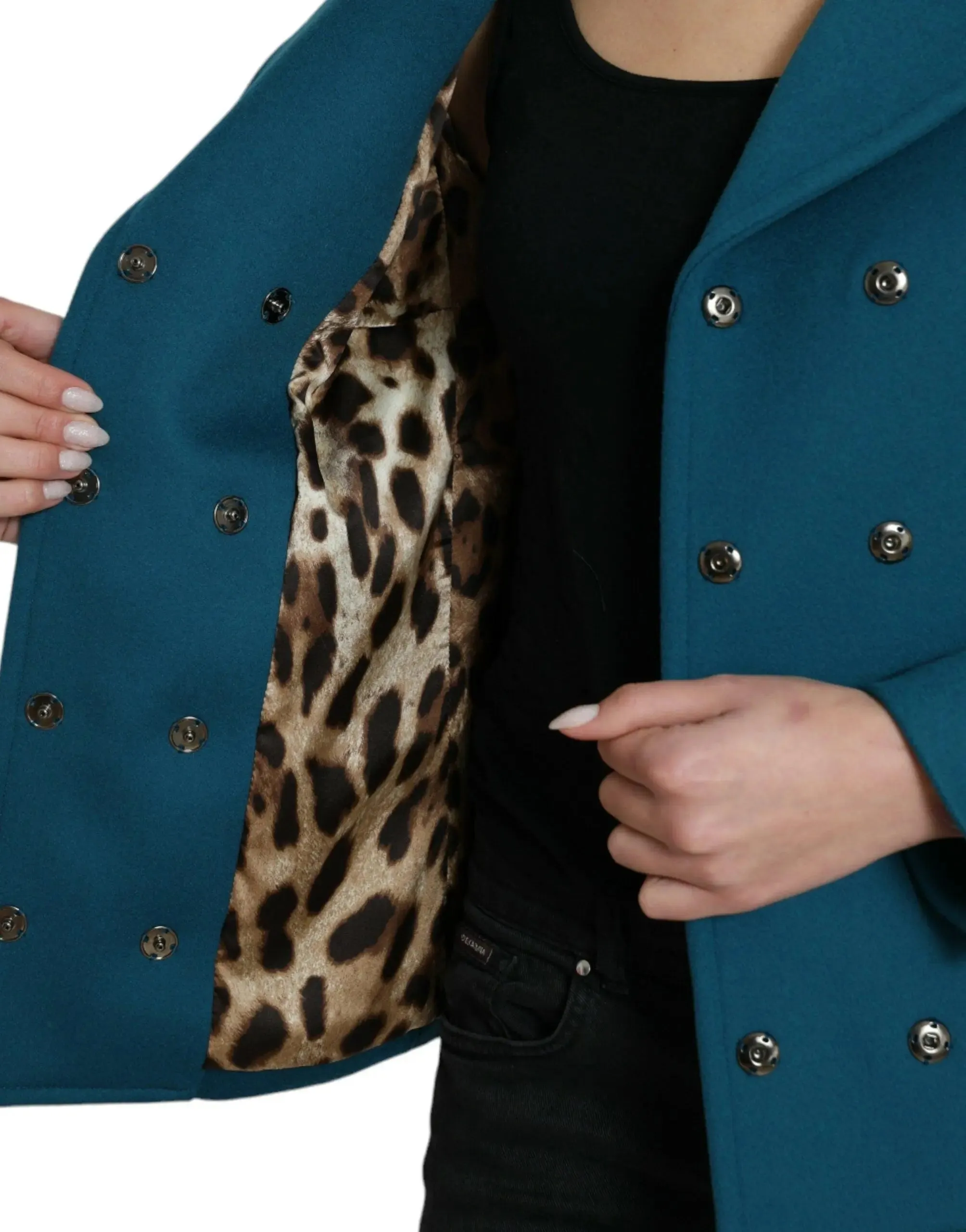 Dolce & Gabbana Wool Cashmere Short Coat