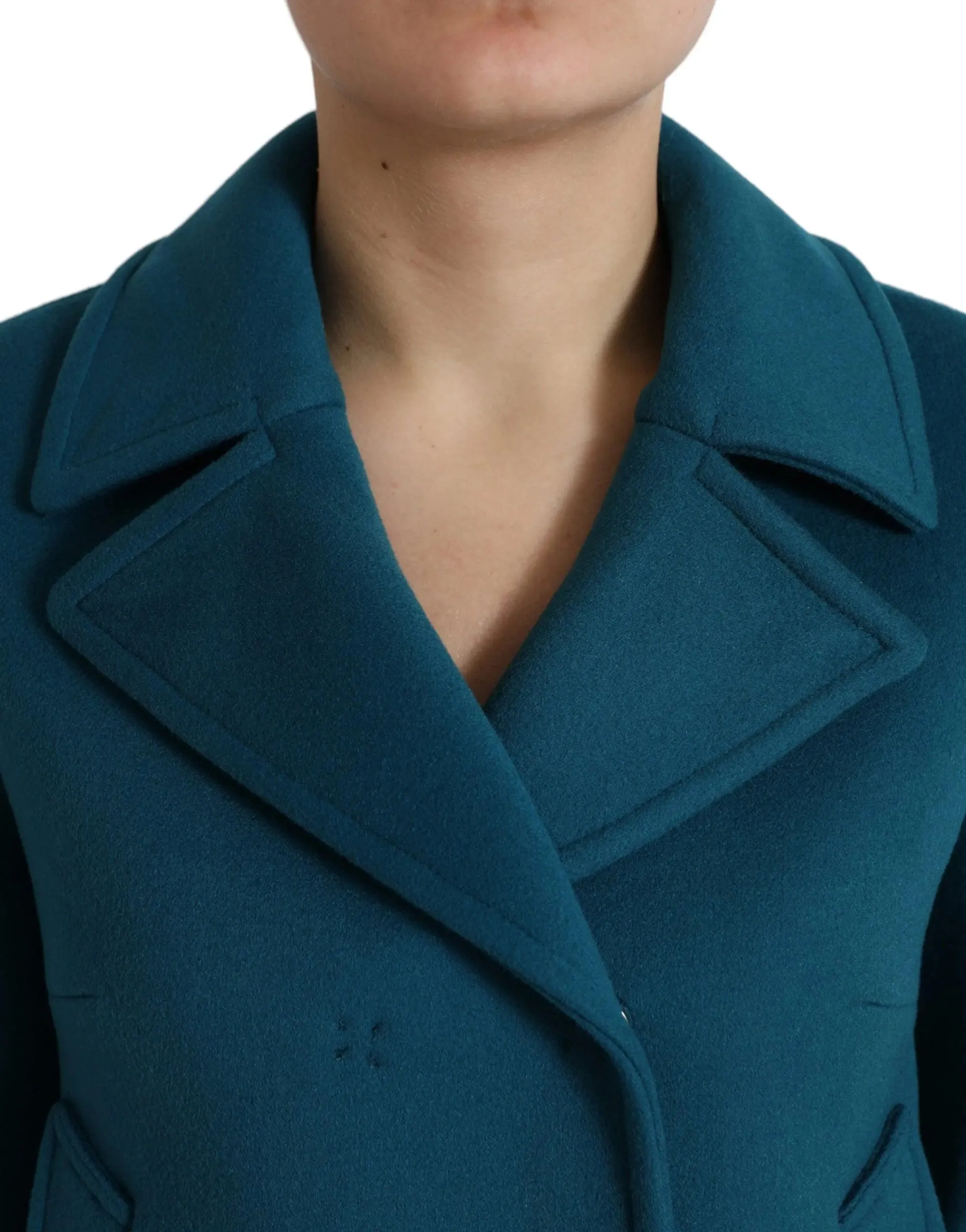Dolce & Gabbana Wool Cashmere Short Coat