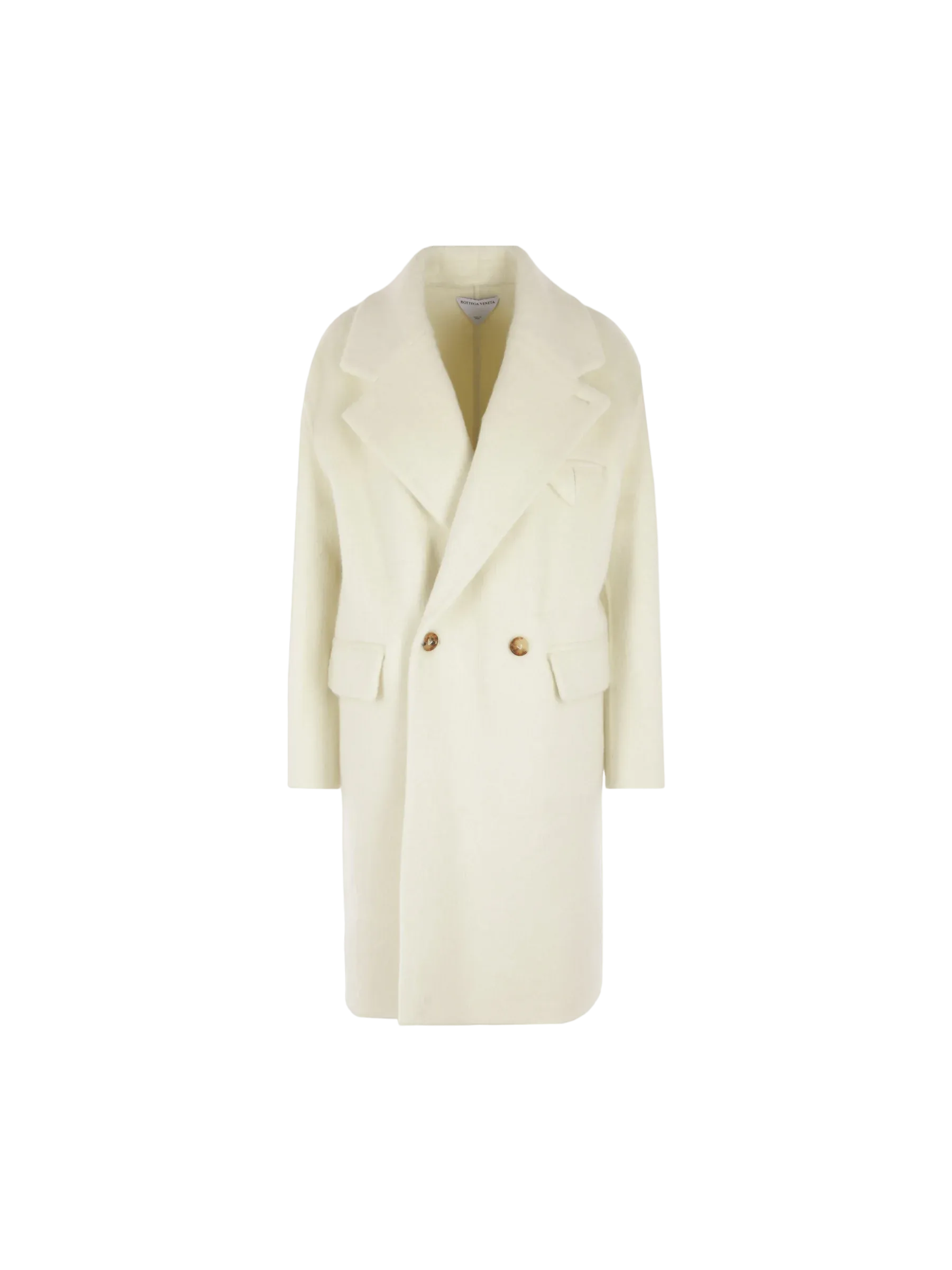 Double-Breasted Mohair Alpaca Coat