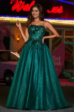 Elegant Evening Dress Corset Beaded Top Tulle Ball Gown Prom Dresses