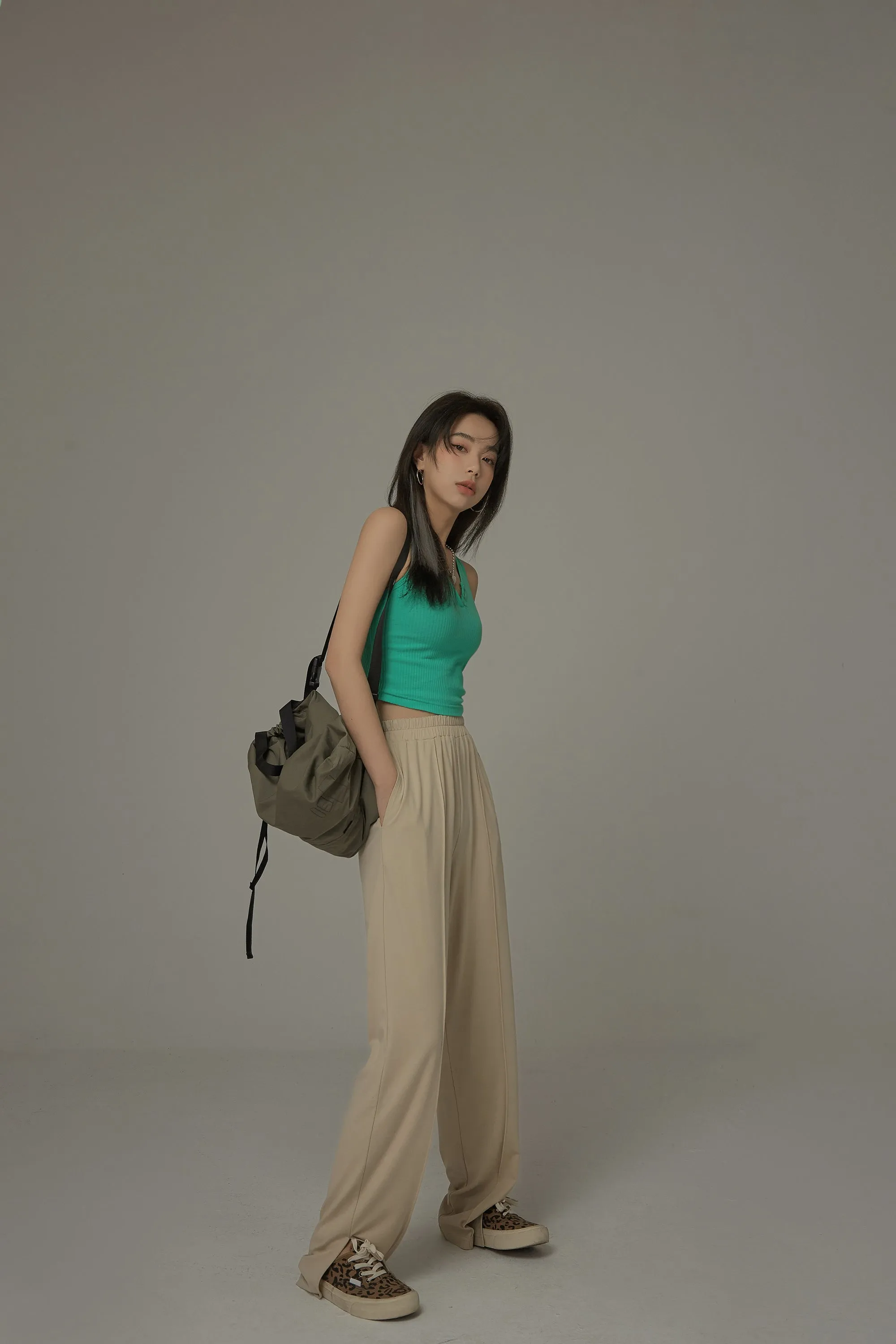 Flowy Fabric Summer Jogger Pants
