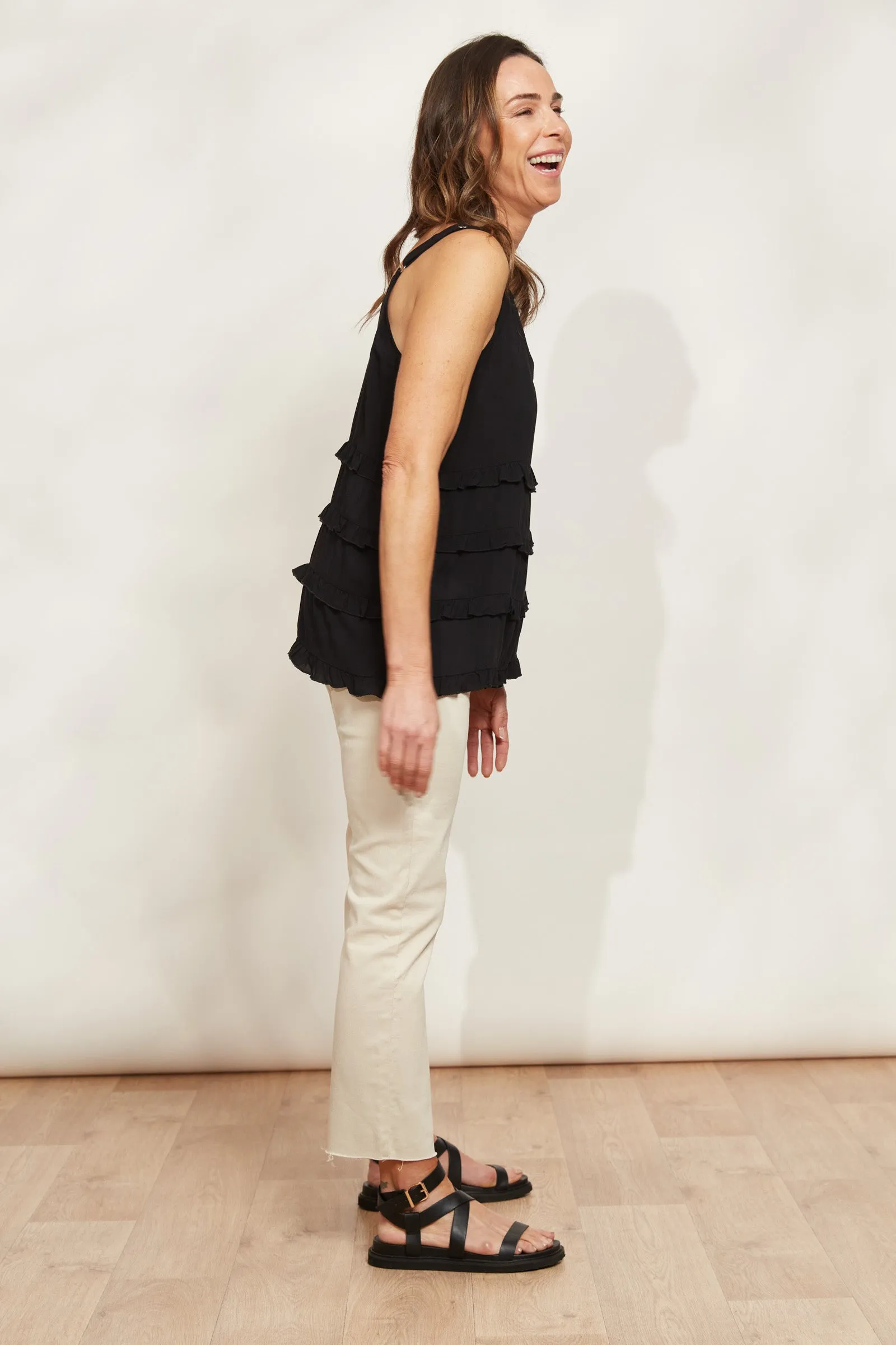La Mer Frill Tank - Sable