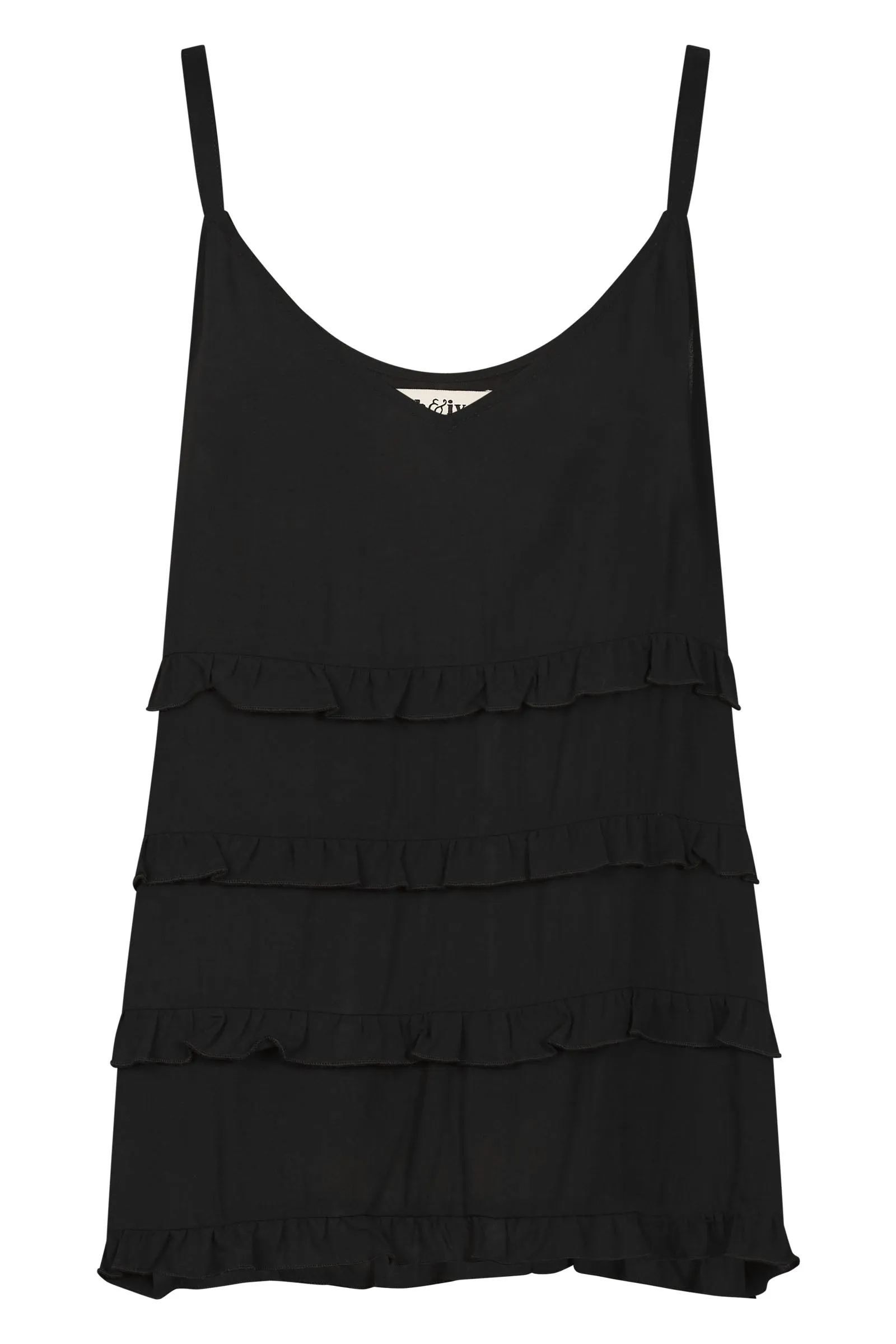 La Mer Frill Tank - Sable