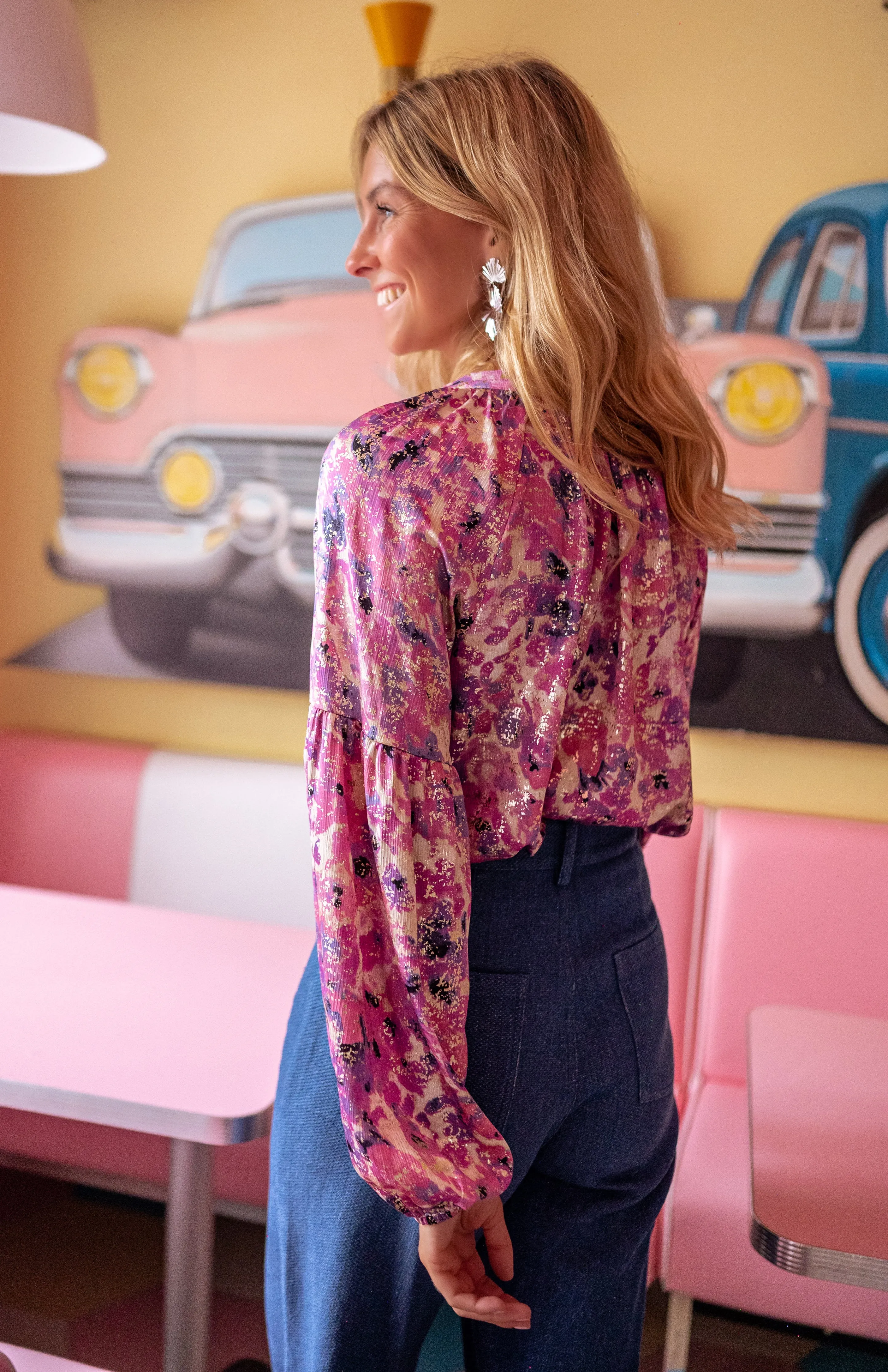 Mauve Jackson Blouse