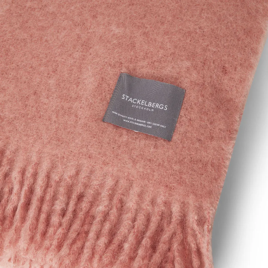Mohair Blanket - Antique Rose