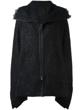Mohair Zip Front Cape