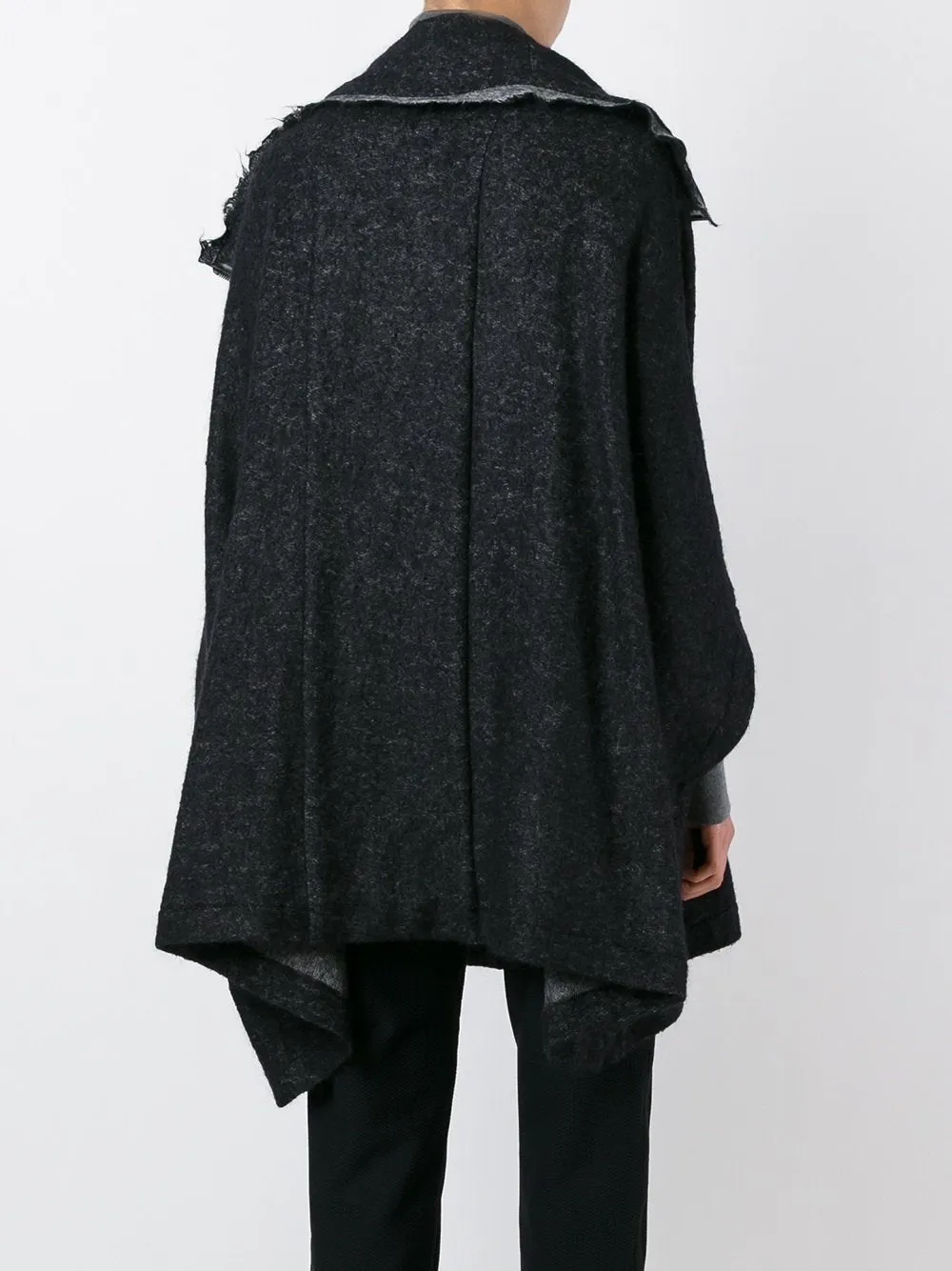 Mohair Zip Front Cape