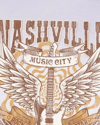 Nashville Guitar Wings | White