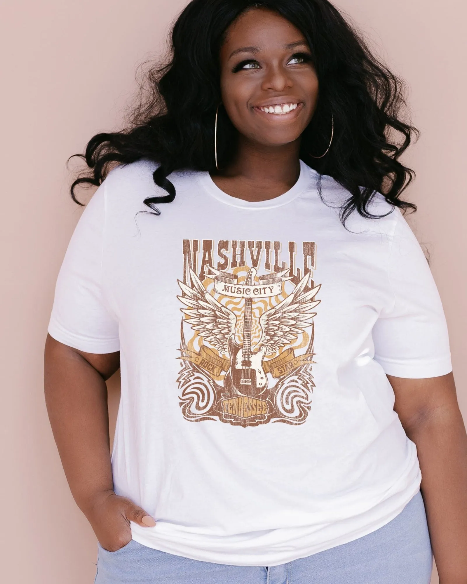 Nashville Guitar Wings | White
