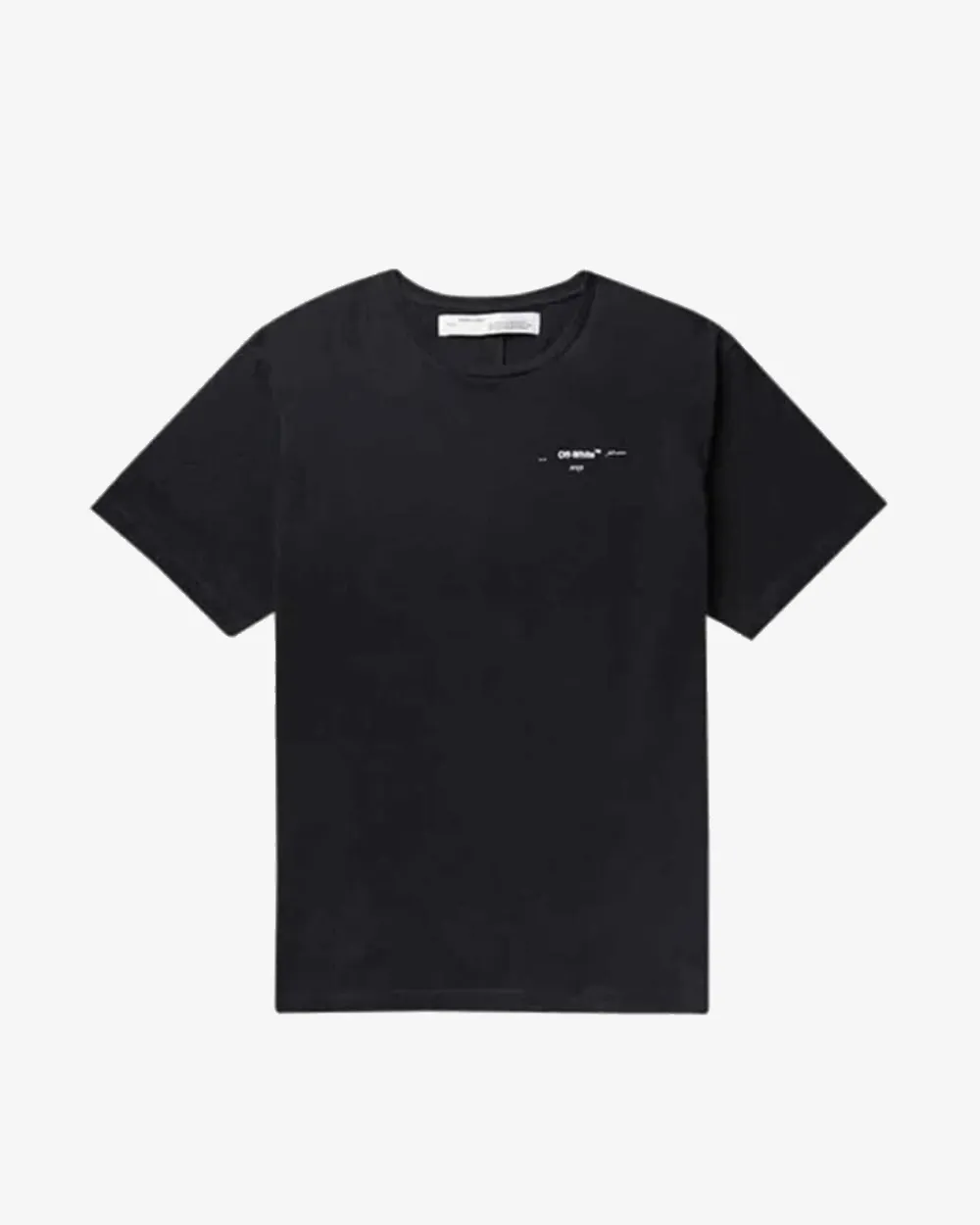 OFF WHITE 3D LINE MARKERS BLACK TEE