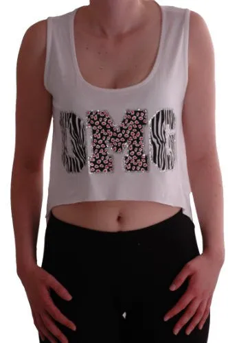 OMG Print Croppd Tops