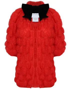 Red Emma Matilda Lace Cardigan