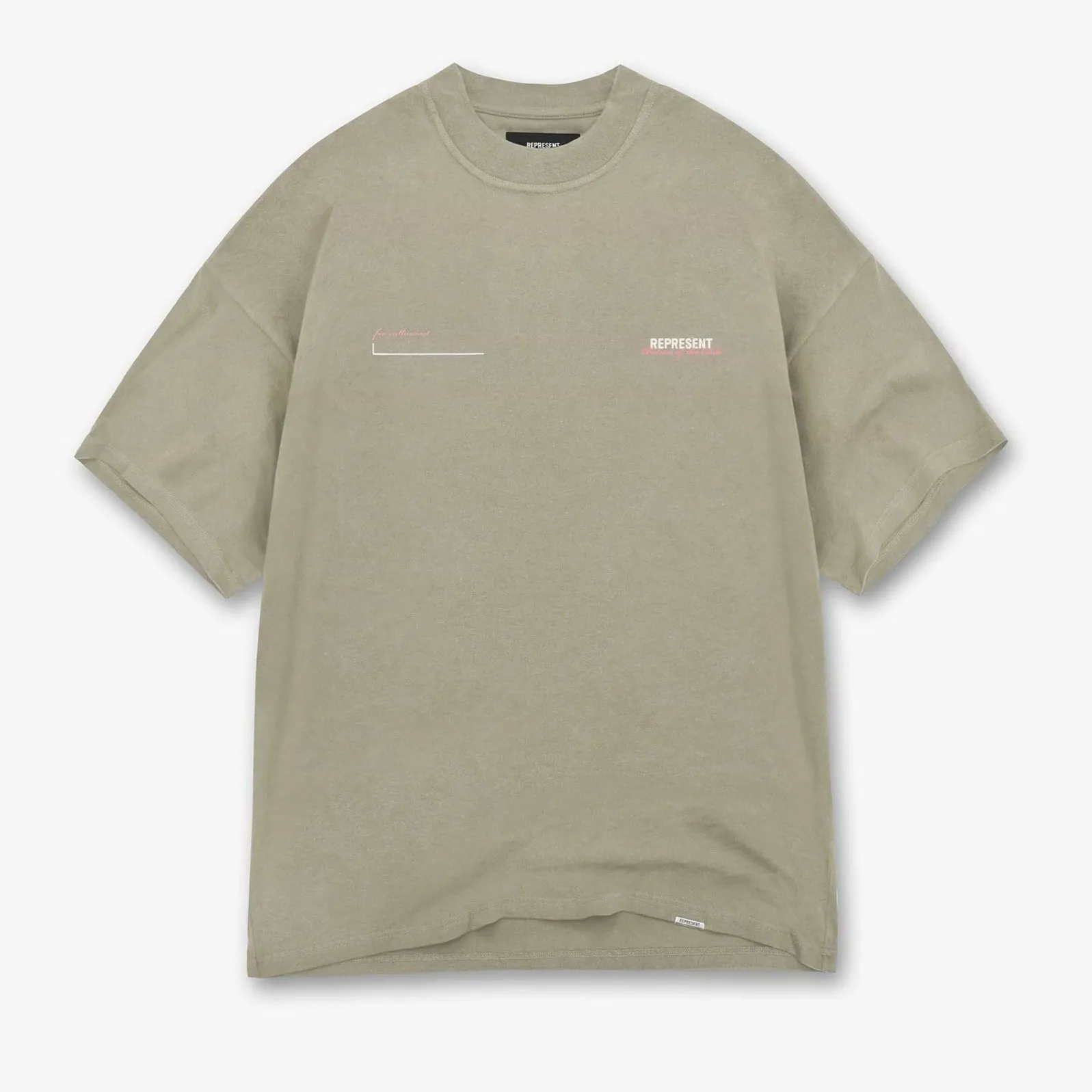 Represent Patron Of The Club Tee Khaki