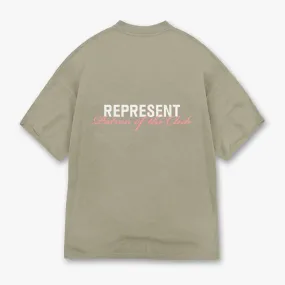 Represent Patron Of The Club Tee Khaki
