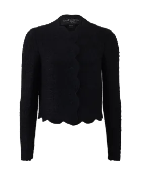 Scalloped Crop Jacket
