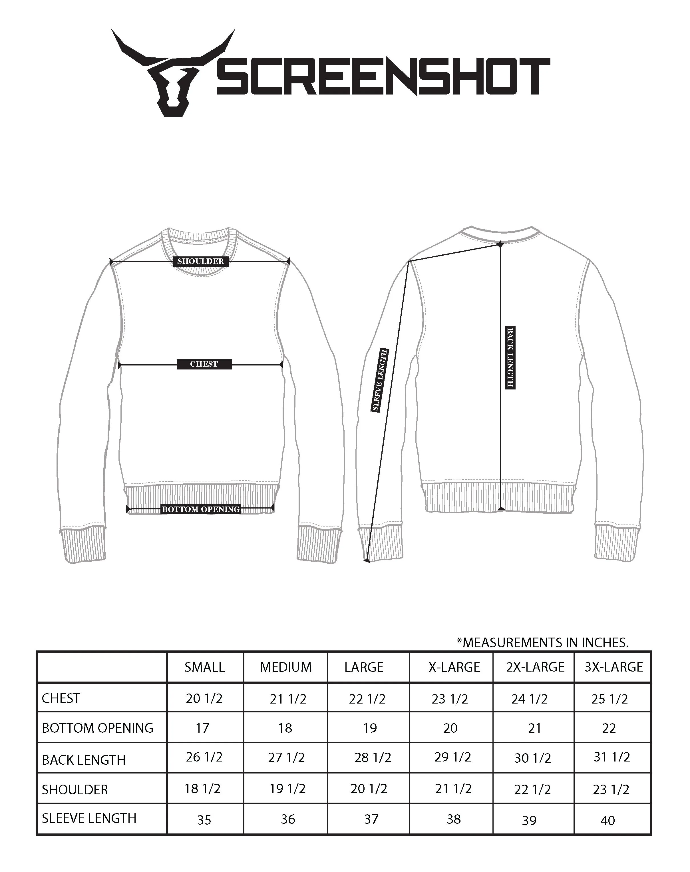SCREENSHOT BEAR CREW NECK FLEECE SWEAT SHIRTS-F1121 (ROYAL)