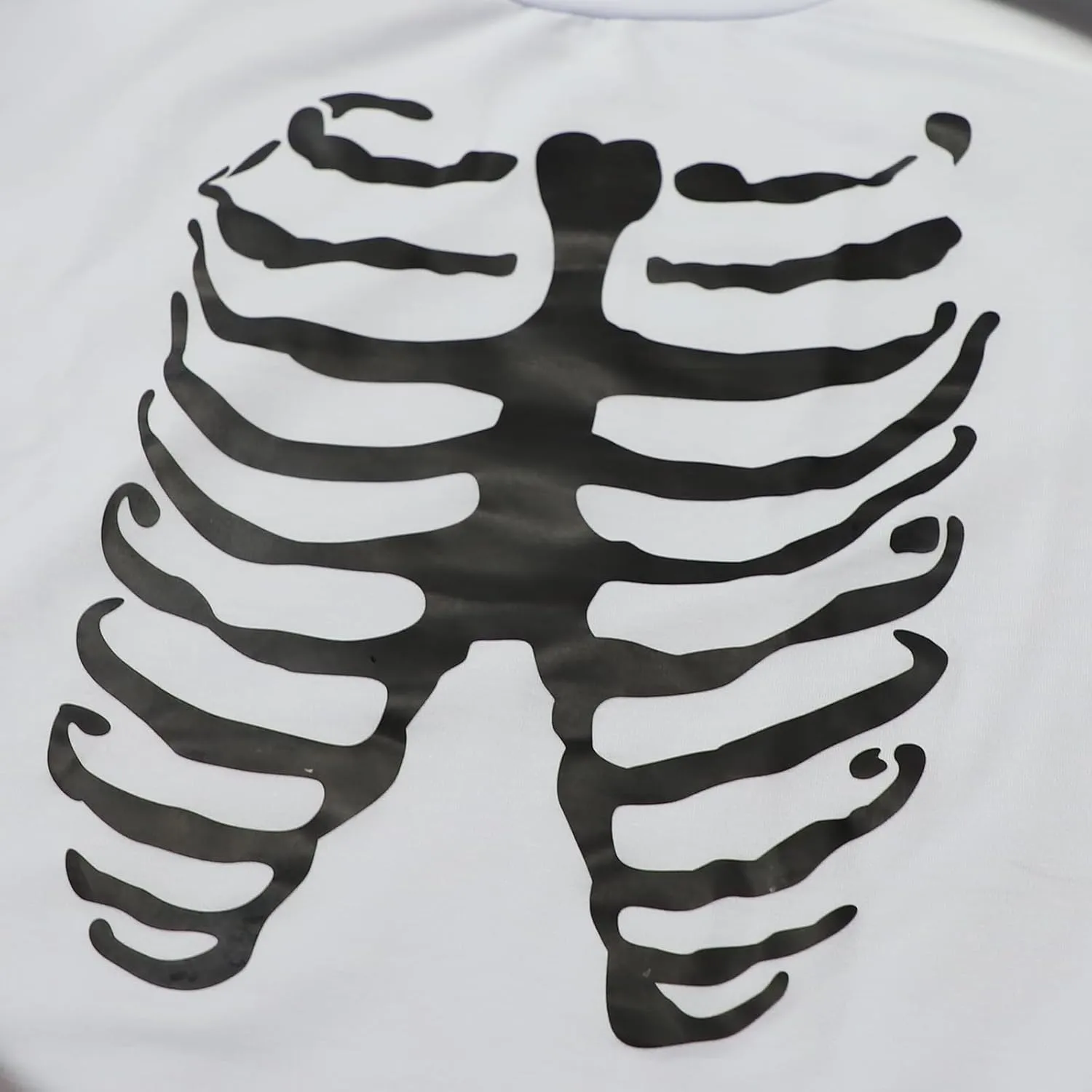 Sumtory Women Halloween Theme Skeleton Print Long Sleeve Sweatshirt Tops