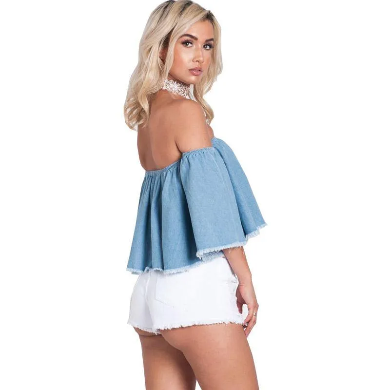 Tassel Denim Shorts