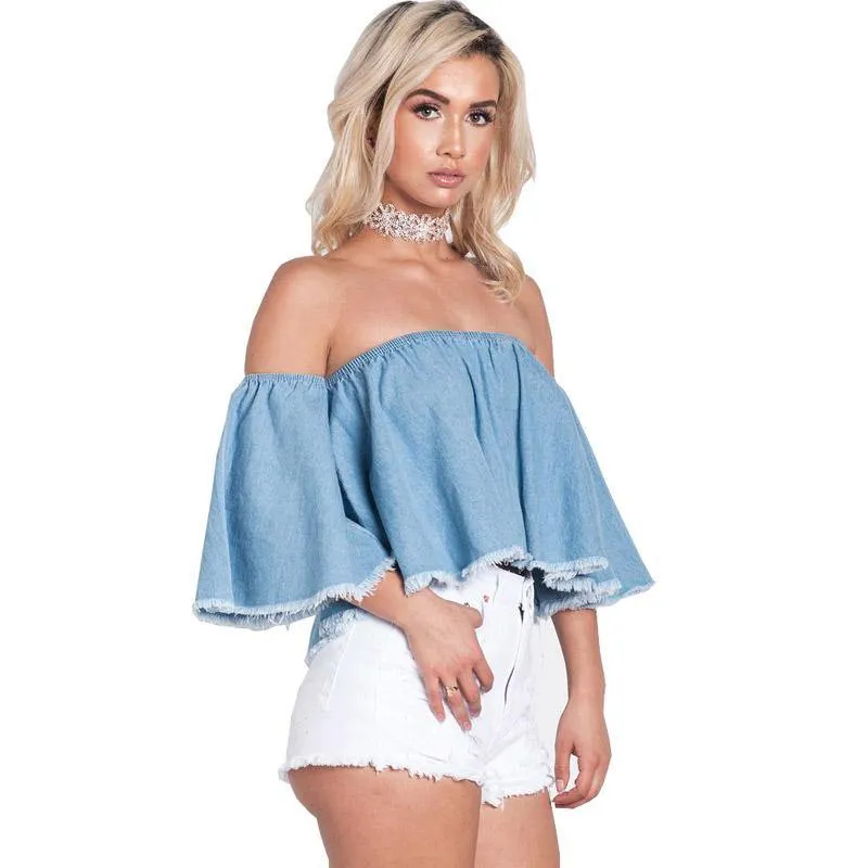 Tassel Denim Shorts