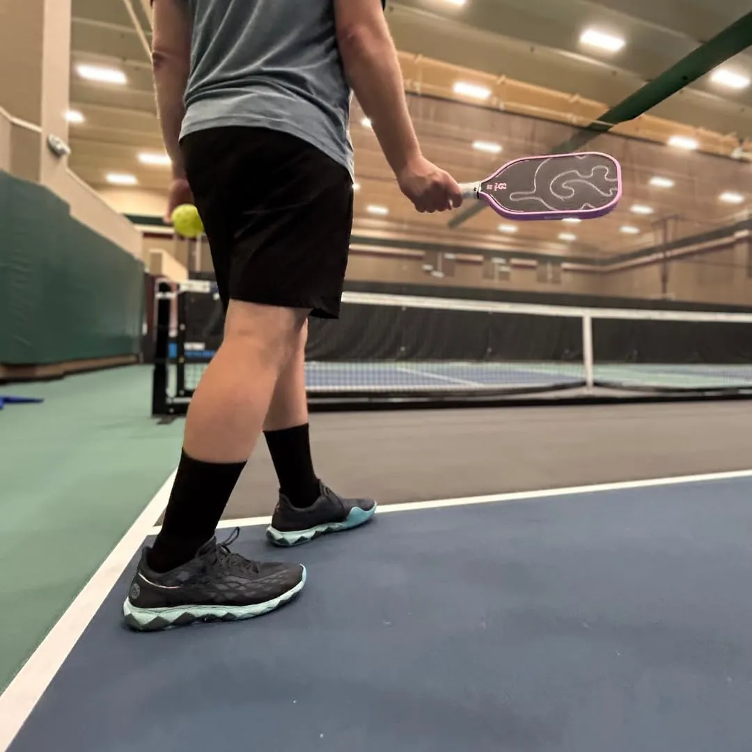 TCK Pickleball Socks for Men and Women Crew Sock Full Cushion with Moisture Wicking Yarn