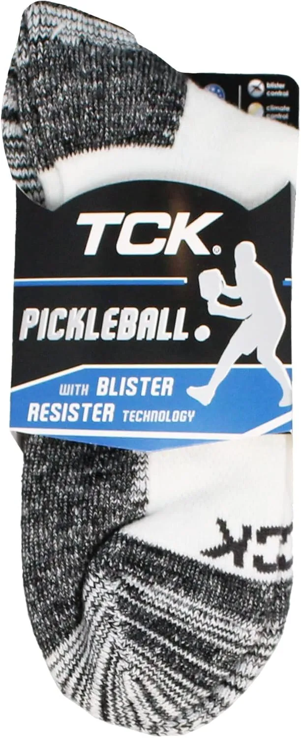 TCK Pickleball Socks for Men and Women Low Cut Sock Full Cushion with Moisture Wicking Yarn