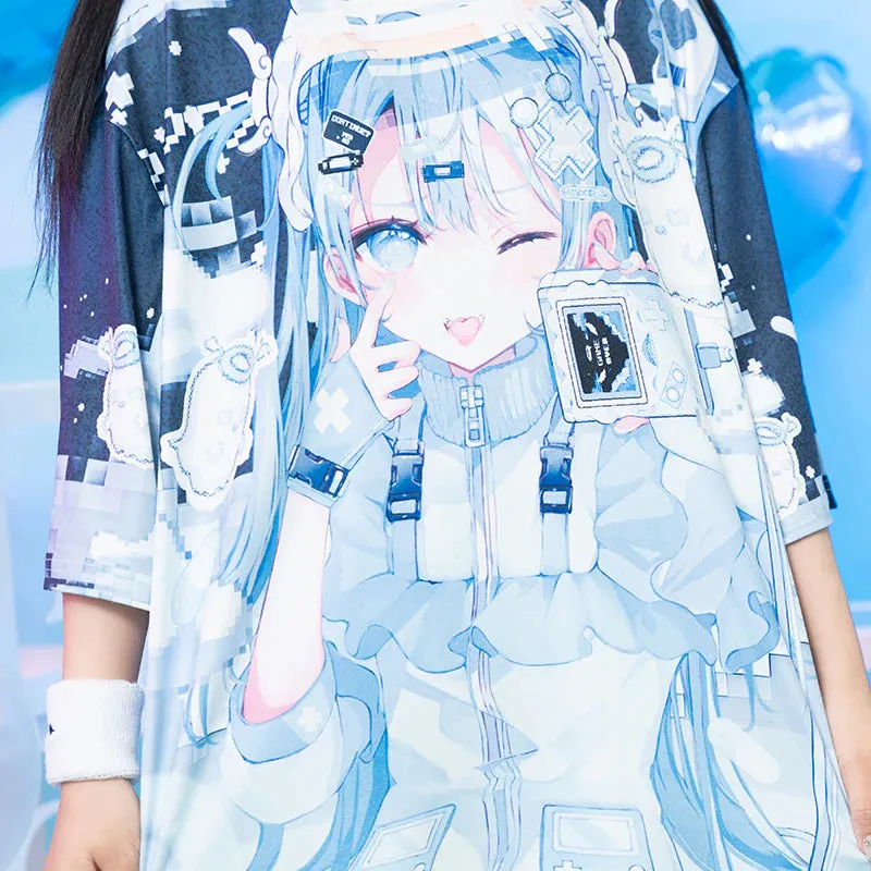 Tees- Oversized Game Girl Tees