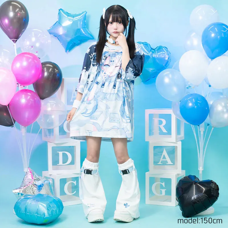 Tees- Oversized Game Girl Tees