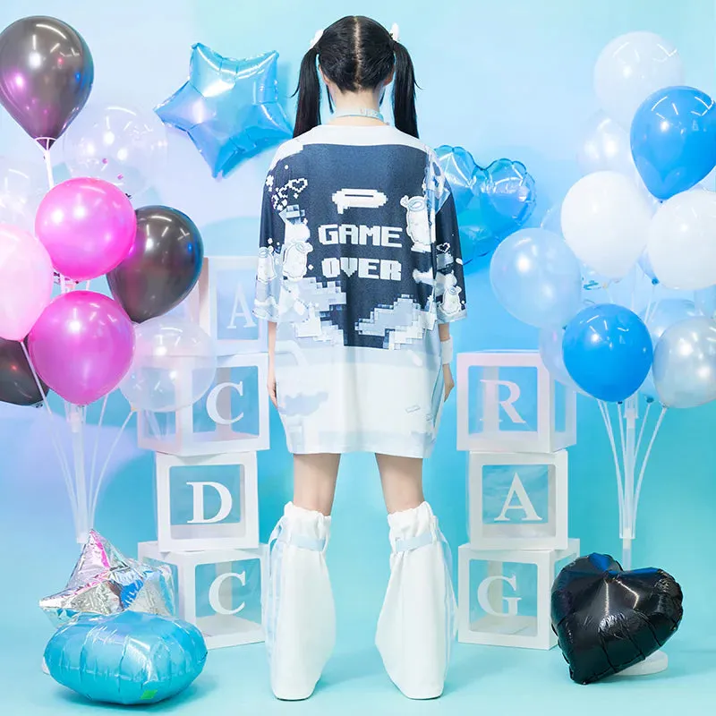 Tees- Oversized Game Girl Tees