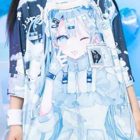 Tees- Oversized Game Girl Tees