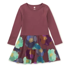 Turkish Peony Tiered Skirted Twirl Dress