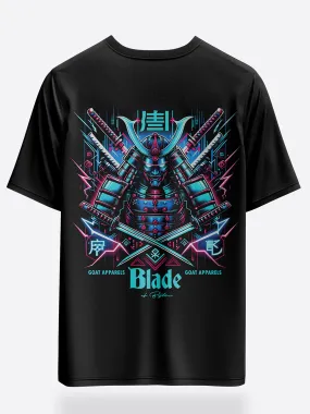 Unisex Blade of Bytes Oversized Graphic Tees