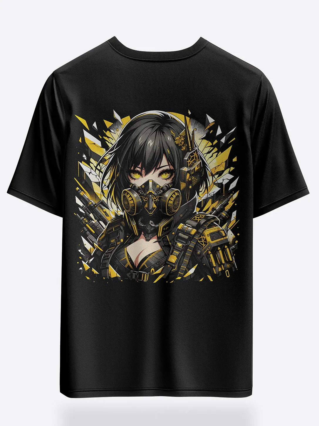 Unisex Neon Valkyrie Oversized Graphic Tees