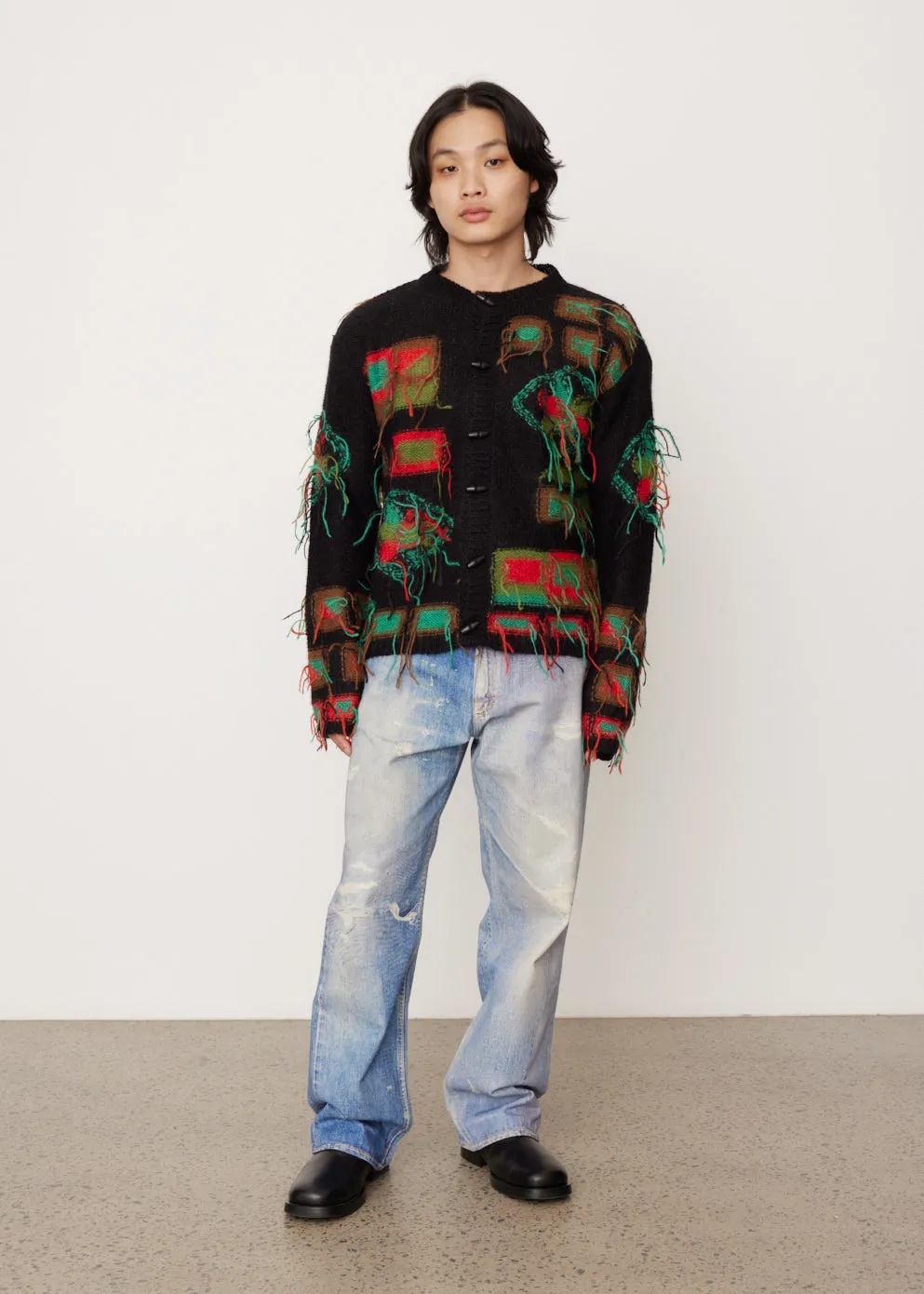 Village Intarsia Cardigan