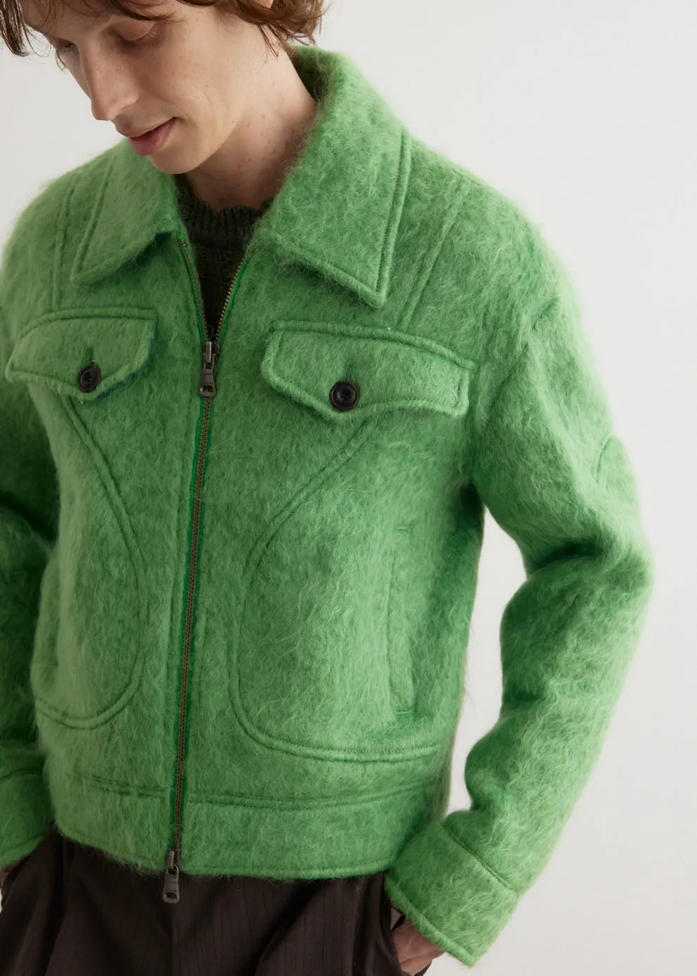 Wado Shaggy Wool Jacket