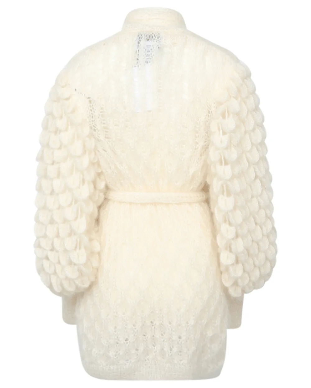 White Mini Eva Lace Coat